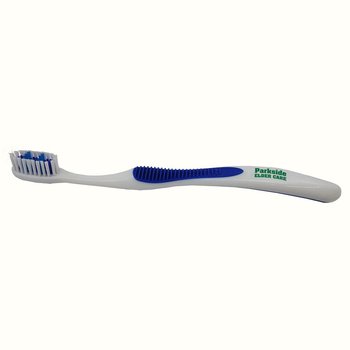 Toothbrush With Tongue Scraper - Personalization Available from Positive Promotions