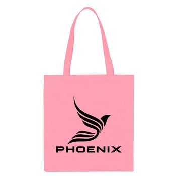 Pink Non-Woven Economy Tote Bag - Personalization Available from Positive Promotions