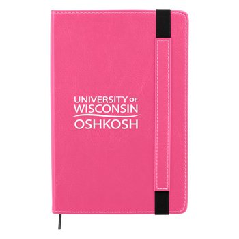Pink Charlotte Journal Notebook - Personalization Available from Positive Promotions