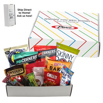 Large Healthy Snack Care Package - Personalization Available from Positive Promotions