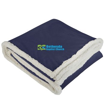 Field & Co. Sherpa Blanket - Embroidered Personalization Available from Positive Promotions