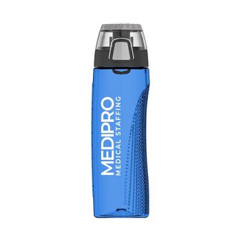 Thermos Hydration Bottle with Rotating Intake Meter 24 oz. - Personalization Available from Positive Promotions