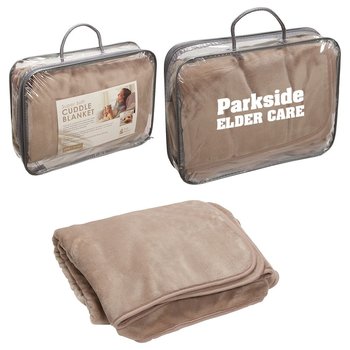 Super Soft Cuddle Blanket - Personalization Available from Positive Promotions