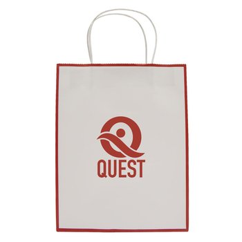 Laminated Paper Gift Bag - Personalization Available from Positive Promotions