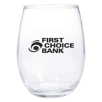 Wine Glass 15 oz. - One-Color Personalization Available from Positive Promotions