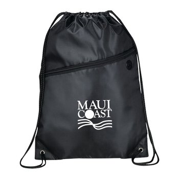 Roberto Drawstring Backpack - Personalization Available from Positive Promotions