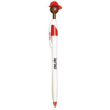 Fire Chief Smilez Pen - Dark Tone - Personalization Available from Positive Promotions