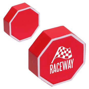 Stop Sign Stress Reliever - Personalization Available from Positive Promotions