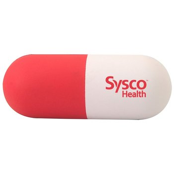 Capsule Stress Reliever - Personalization Available from Positive Promotions