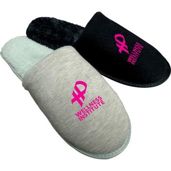 Komfi Plush Cotton Velour Slippers - Personalization Available from Positive Promotions