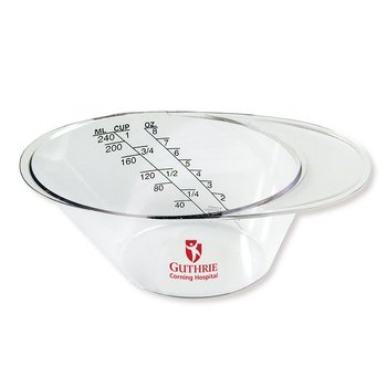 One Cup Clear Measuring Cup - Personalization Available from Positive Promotions