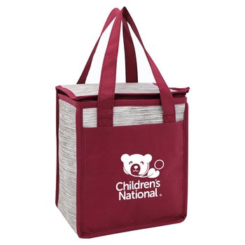 Portino Non-Woven Lunch Cooler Bag - Personalization Available from Positive Promotions