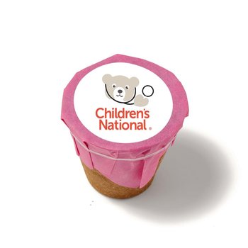 Fuchsia Biodegradable Planter & Seeds - Personalization Available from Positive Promotions