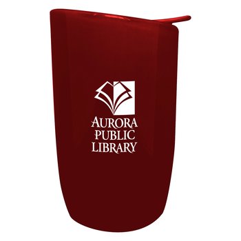 Stoneware Mug with Lid - Personalization Available from Positive Promotions