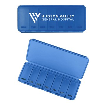 XL Weekly Medication Holder - Personalization Available from Positive Promotions