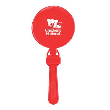 Round Clapper - One-Color Personalization Available from Positive Promotions