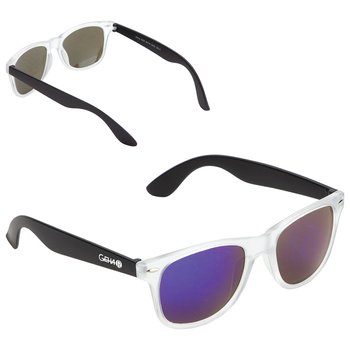 Tropical Mirrored Sunglasses - Personalization Available from Positive Promotions