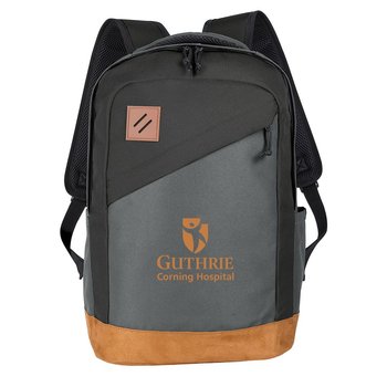 Retro Recycled Backpack - Personalization Available from Positive Promotions