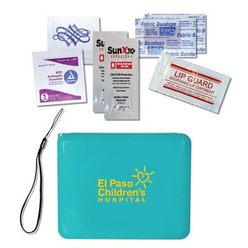 Beach Kit with Antimicrobial Additive Case - Personalization Available from Positive Promotions