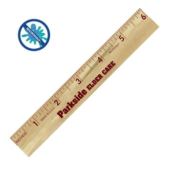 Ruler with Antimicrobial Additive - Personalization Available from Positive Promotions