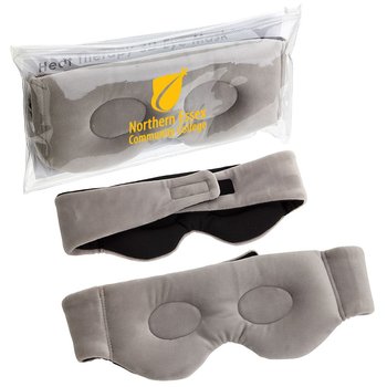 Relax & Restore Heat Therapy Eye Mask - Personalization Available from Positive Promotions