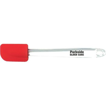 Clear Handle Silicone Spatula - Personalization Available from Positive Promotions