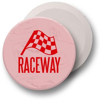 Single Ceramic Car Coaster- Full-Color Personalization Available from Positive Promotions