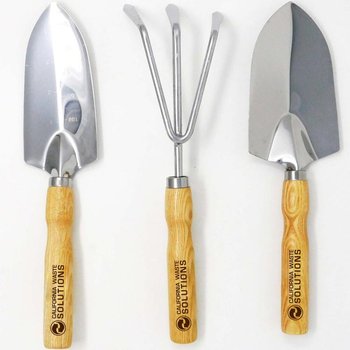 Evergreen 3 Piece Garden Tool Set - Personalization Available from Positive Promotions
