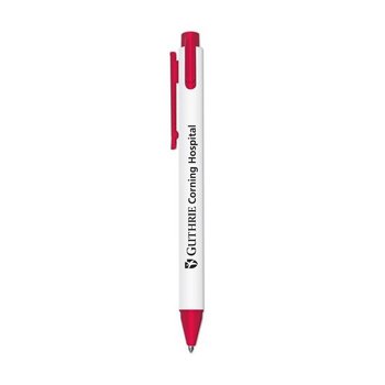 Antimicrobial Additive Pens- White Barrel - Personalization Available from Positive Promotions