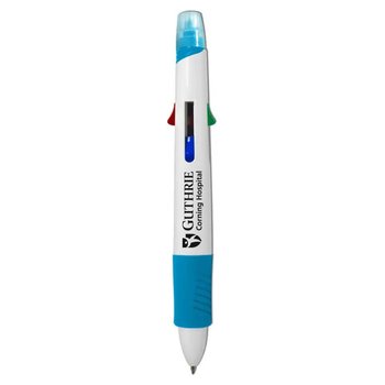 5-in-1 HIghlighter/Pen Combo - Personalization Available from Positive Promotions