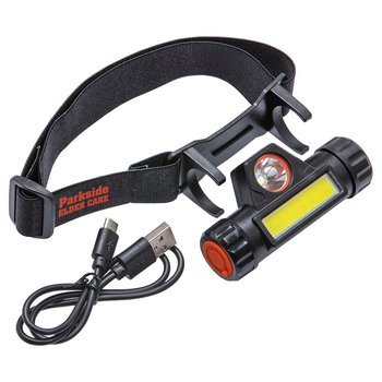 COB + LED Rechargeable Headlamp - Personalization Available from Positive Promotions