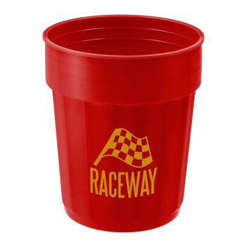 Fluted Stadium Cup 16-Oz. - Personalization Available from Positive Promotions