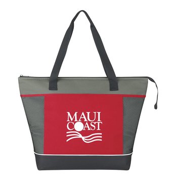 Deluxe Shopping Cooler Tote Bag - Personalization Available from Positive Promotions