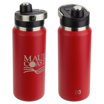 Nayad Traveler Stainless Bottle with Twist-Top Spout - 26 oz. - Personalization Available from Positive Promotions