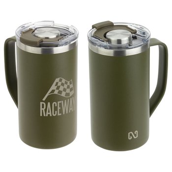 Nayad Metro Stainless Double Wall Mug - 20 oz. - Personalization Available from Positive Promotions