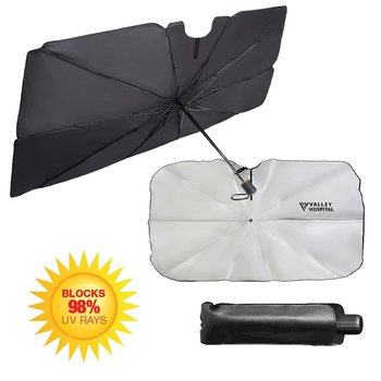 Dashboard Defender UV Car Windshield Umbrella - Personalization  Available from Positive Promotions