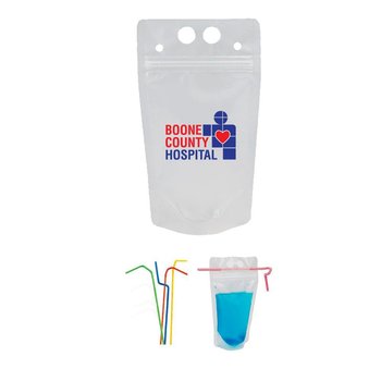 Drink Pouch- 14 Oz. - Personalization Available from Positive Promotions