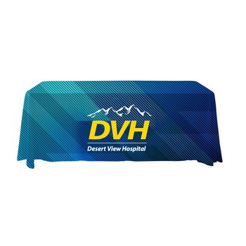 6'  3-Sided Throw Full-Color Full-Bleed With Antimicrobial Additive - Personalization Available from Positive Promotions