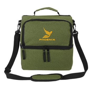 Dual Compartment Lunch/Cooler Bag - Personalization Available from Positive Promotions
