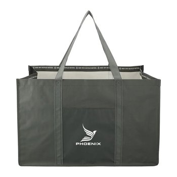 Recycled Woven Utility Tote - Personalization Available from Positive Promotions