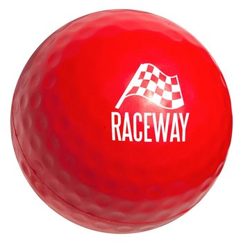 Colored Golf Ball Stress Reliever - Personalization Available from Positive Promotions