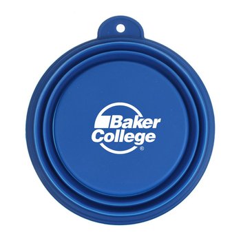 Silicone Collapsible Pet Bowl 12-Oz. - Personalization Available from Positive Promotions