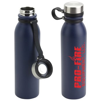 Matte Vacuum-Insulated Stainless-Steel Bottle 23-Oz. - Personalization Available from Positive Promotions