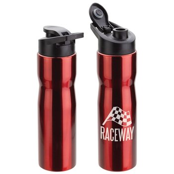 Luna Stainless-Steel Bottle 25-Oz. - Personalization Available from Positive Promotions