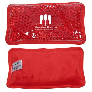 Plush Mini Hot/Cold Pack - Personalization Available from Positive Promotions