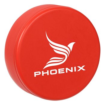 Hockey Puck Stress Reliever - Personalization Available from Positive Promotions