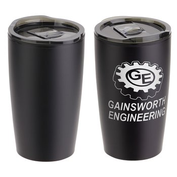 Merrick Stainless-Steel/Polypropylene Tumbler 14-Oz. - Personalization Available from Positive Promotions