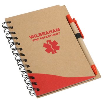 Recycle Write Notebook & Pen - Personalization Available from Positive Promotions