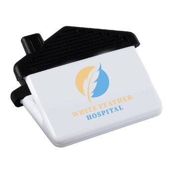 Magnetic House Clip - Full-Color Personalization Available from Positive Promotions