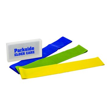 Fitness Resistance Band Set In Case - Personalization Available from Positive Promotions